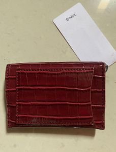 MNG Red Croc Wallet