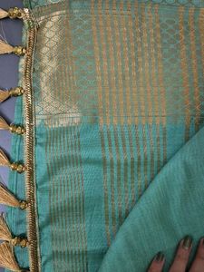 Sea Green Saree