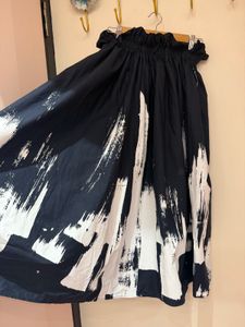 Stylish Midi Shirt and Skirt Co-ord with belt