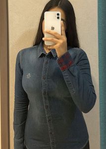 Vintage Denim Long Sleeve Shirt