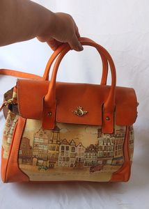 Vintage Print Handbag