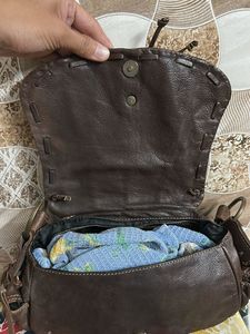 Brown Leather Handbag