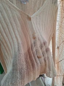 Cardigan Cropped Top
