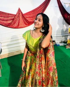 Elegant Floral Lehenga Choli Set