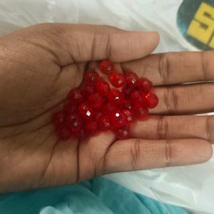 Red Craft Beads