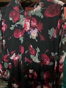 Floral Print Mini Dress