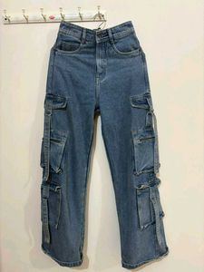 Cargo Denim Pants combo of 2