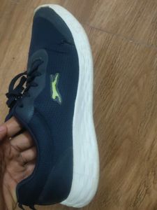 My Shoe Which Is Slazenger.