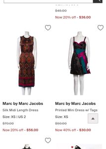 Designer Silk Printed Dress