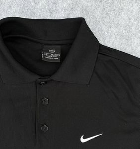 Nike Dri-FIT Golf Polo - Black, Large
