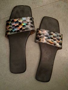 Black Flats In Size 41