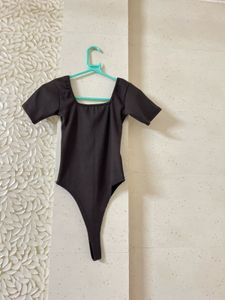 Black Bodysuit Top
