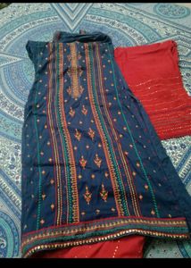 Kurta Set With Dupatta Used 3 Times
