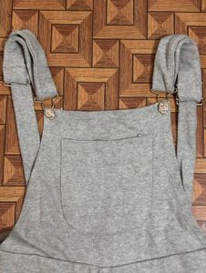 Grey Romper Overalls