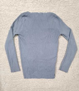 Blue Pintrest Ribbed Top🩵