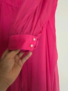 Pink Flowy Dress