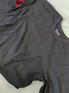 Black Full Sleeves T-Shirt