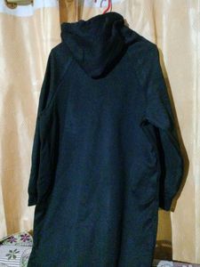 Black Warm Hoodie Dress