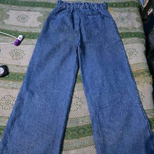 Wide Leg Denim Jeans