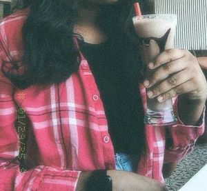 oversized shirt.