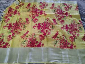 Pure lenin Saree