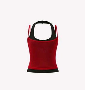 COLOUR BLOCK TANK TOP
