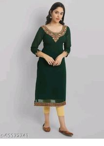 Georgette kurti