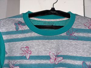 Butterfly Print Kids Sweatshirt