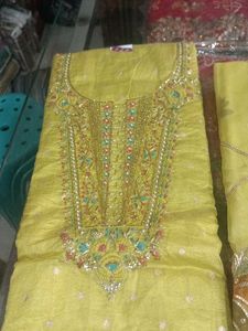 Yellow Dress Material