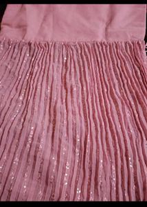 Pink Plazo Suit