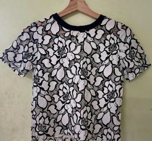 Floral Lace Top New