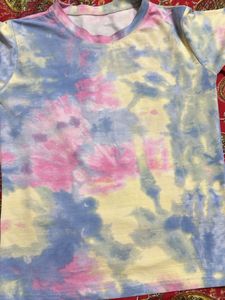 Tie-Dye Short Sleeve Top