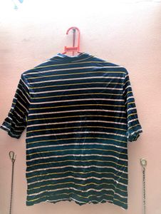 🟡🟢🔵Multicolored Patterned Top🟤🔴🟣