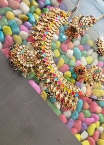 Colorful Indian Jewelry Set Traditional 💕✨