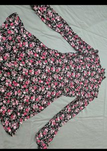 🌸H&M Dream Floral Print Long Sleeve Dress