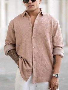 Textured Button-Down Shirt