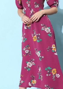 Floral Smocked Maxi Dress