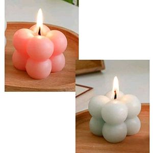 Pack Of 4 Bubble Candle