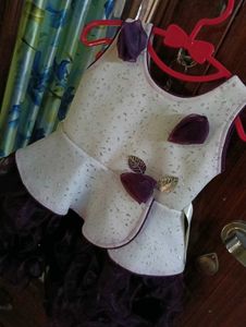 Cute Purple Ruffle Dress