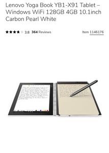 Lenovo Yoga Book YB1-X91 Tablet