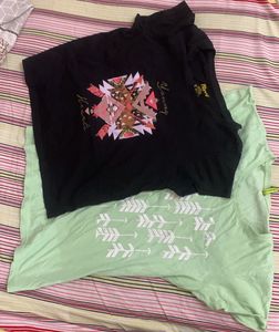 combo of 2 tops..one crop and other okish lengt
