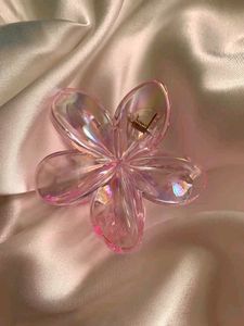 Flower Hair Clip Transparent
