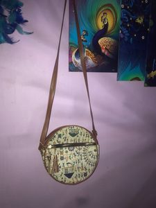 Sling Bag With Ethnic Design