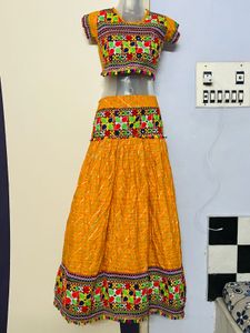 Festivals Embroidered Blouse & Skirt Set