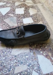 Black Leather Loafer Shoes 😍🖤🖤