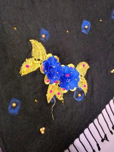 Extra Large long width black⚫ dupatta