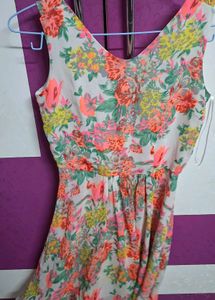 floral short dress