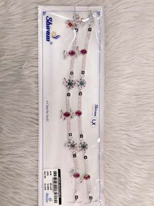 pure silver anklet