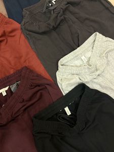 h&amp;m wide leg joggers