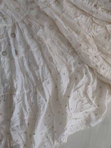 White Embroidered Dress